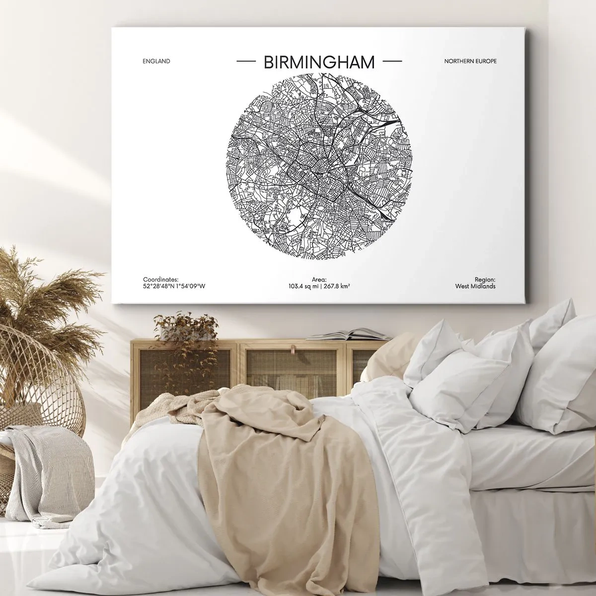 Quadro em tela - Anatomia de Birmingham - 70x50 cm