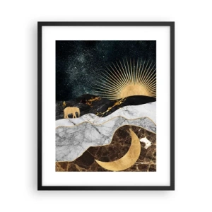 Pôster com moldura preta - Leis eternas - 40x50 cm