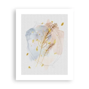 Pôster - Explosão dourada - 40x50 cm