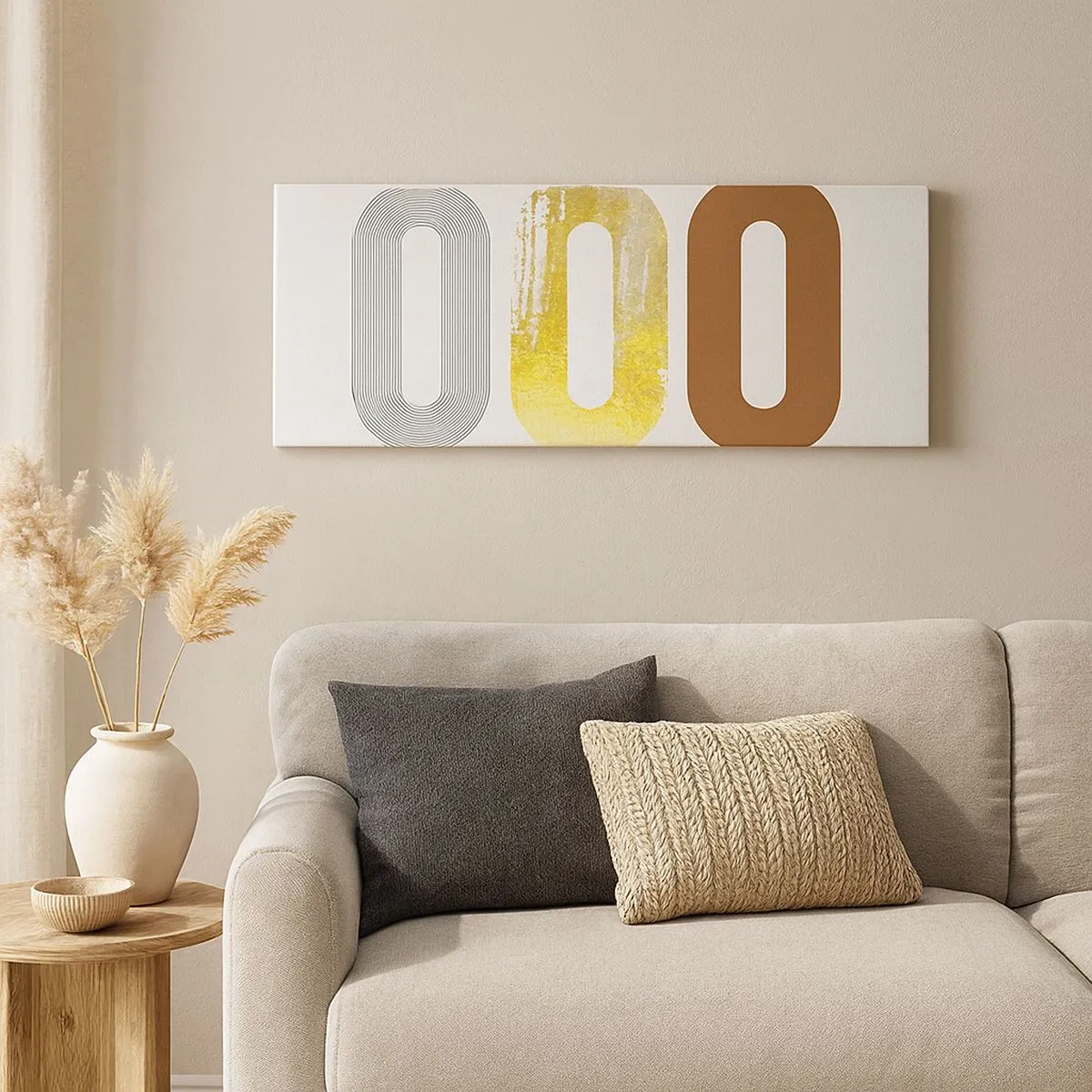 Quadro em tela - Uuu! - 100x40 cm