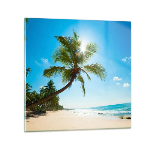 Quadro em vidro - Não mostre a ninguém - 60x60 cm