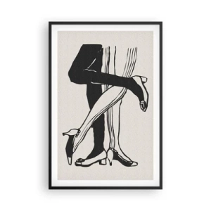 Pôster com moldura preta - Um atributo feminino - 61x91 cm