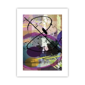 Pôster - Pode ir direto ou ao redor - 30x40 cm