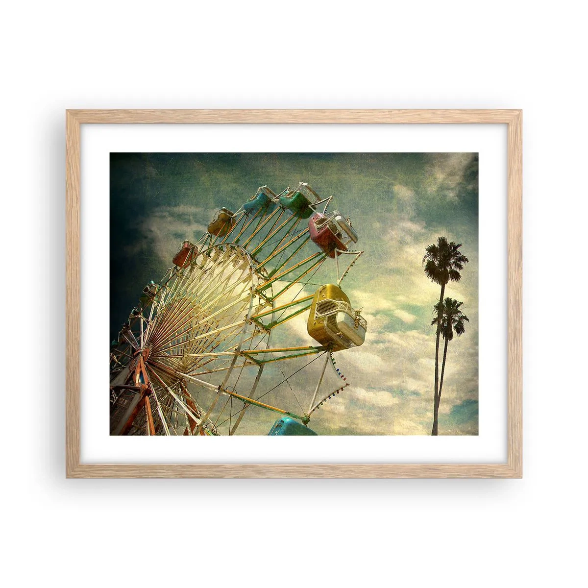 Pôster com moldura de carvalho claro - Será divertido… - 50x40 cm