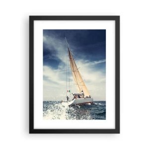 Pôster com moldura preta - Não nos alcançarão! - 30x40 cm