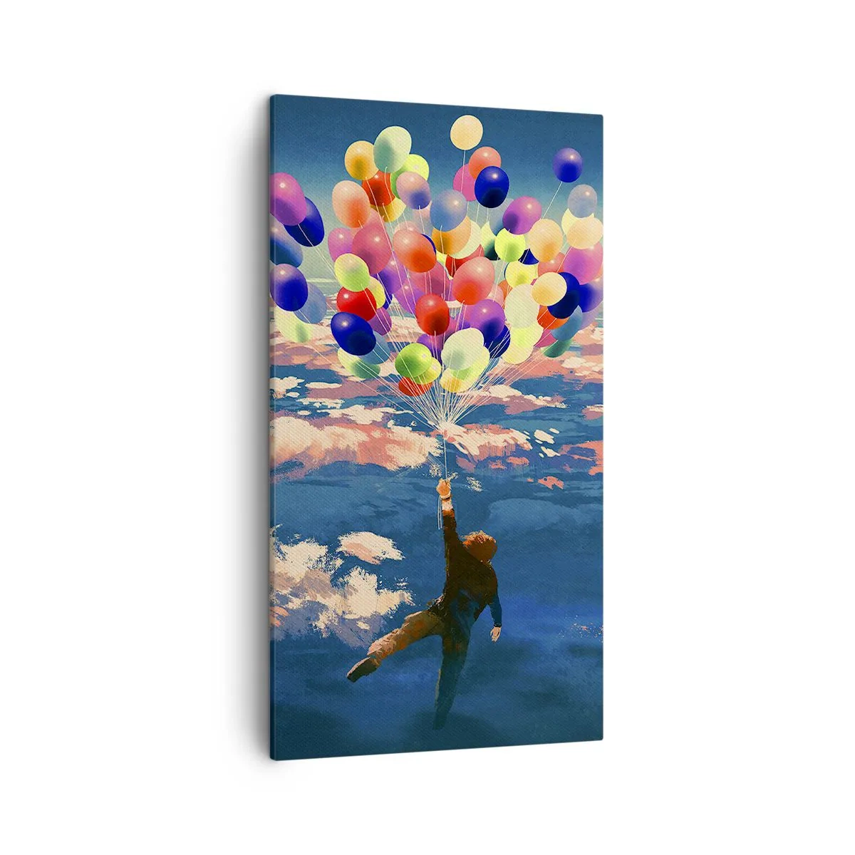 Quadro em tela - Um sonho de infância tornado realidade - 45x80 cm