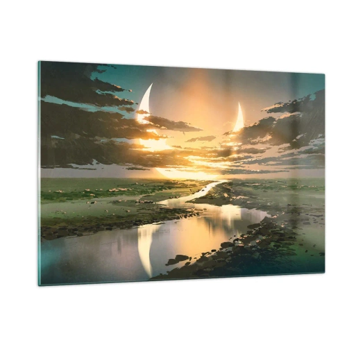 Quadro em vidro - Algures numa galáxia muito, muito distante - 120x80 cm