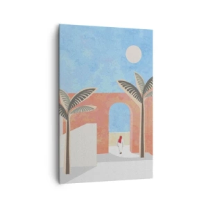 Quadro em tela - Dia árabe - 80x120 cm