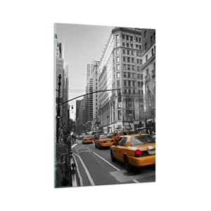 Quadro em vidro - Sol da cidade grande - 70x100 cm