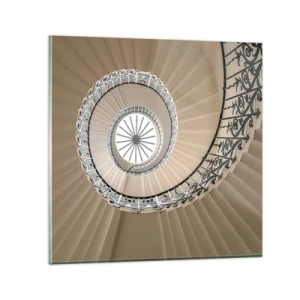 Quadro em vidro - Dentro da casca - 60x60 cm