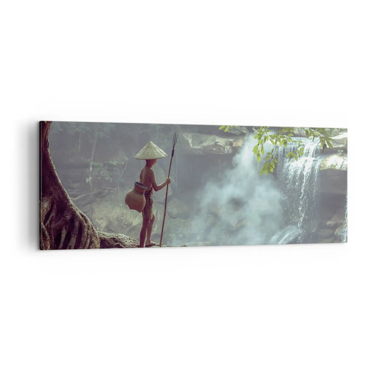 Quadro em tela - Amigo da natureza - 140x50 cm