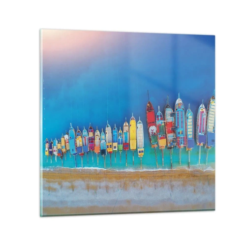 Quadro em vidro - Vista panorâmica - 30x30 cm
