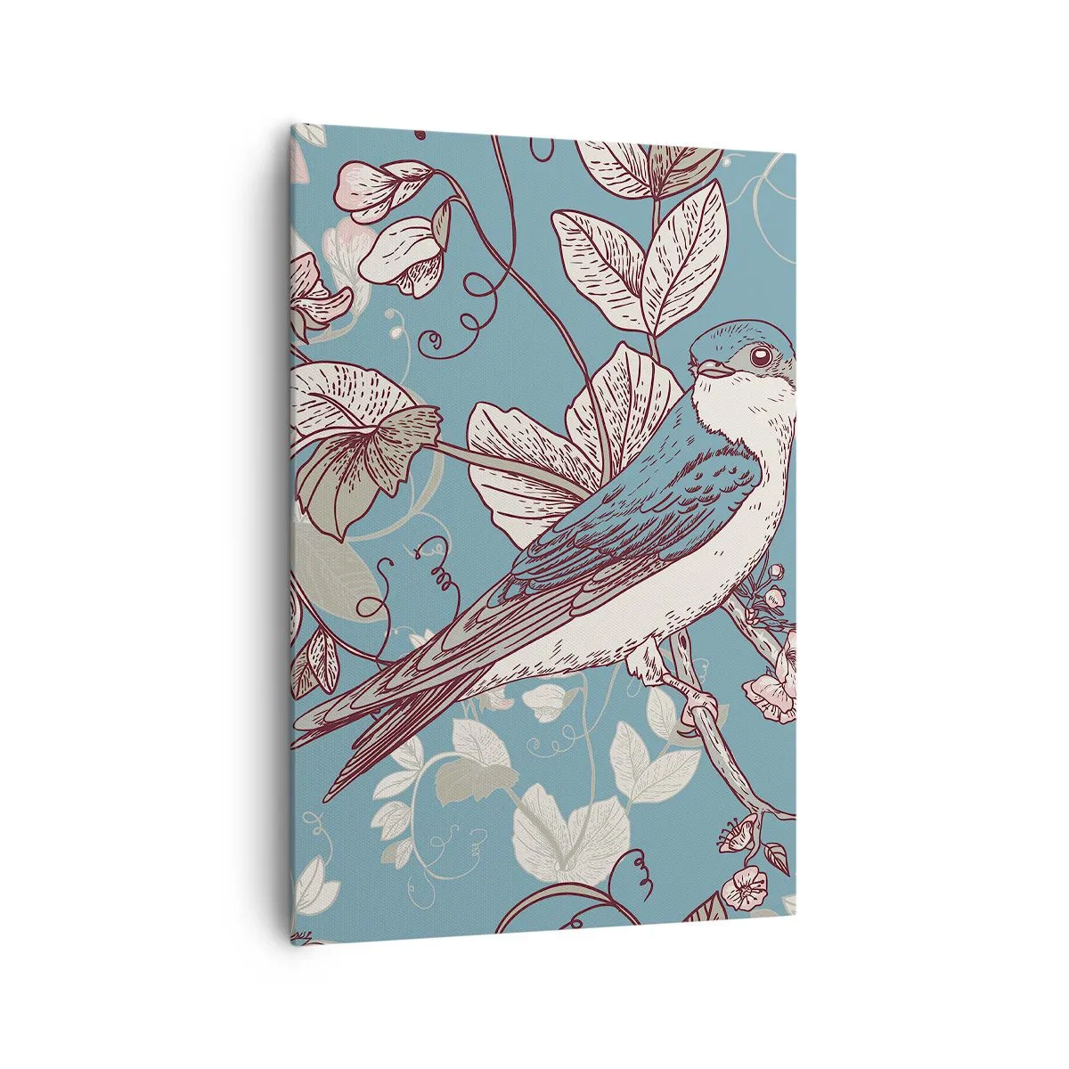 Quadro em tela - Cantos no choupo-branco - 70x100 cm