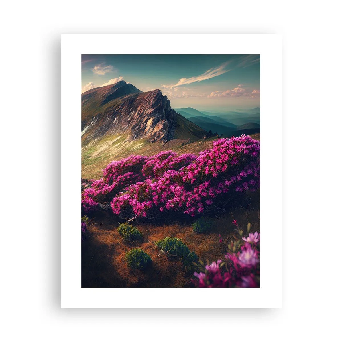 Pôster - Verão nas montanhas - 40x50 cm