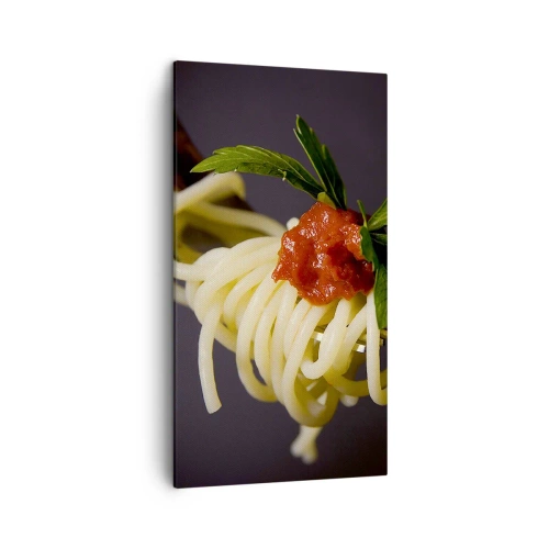 Quadro em tela - Saborosa mordida - 45x80 cm