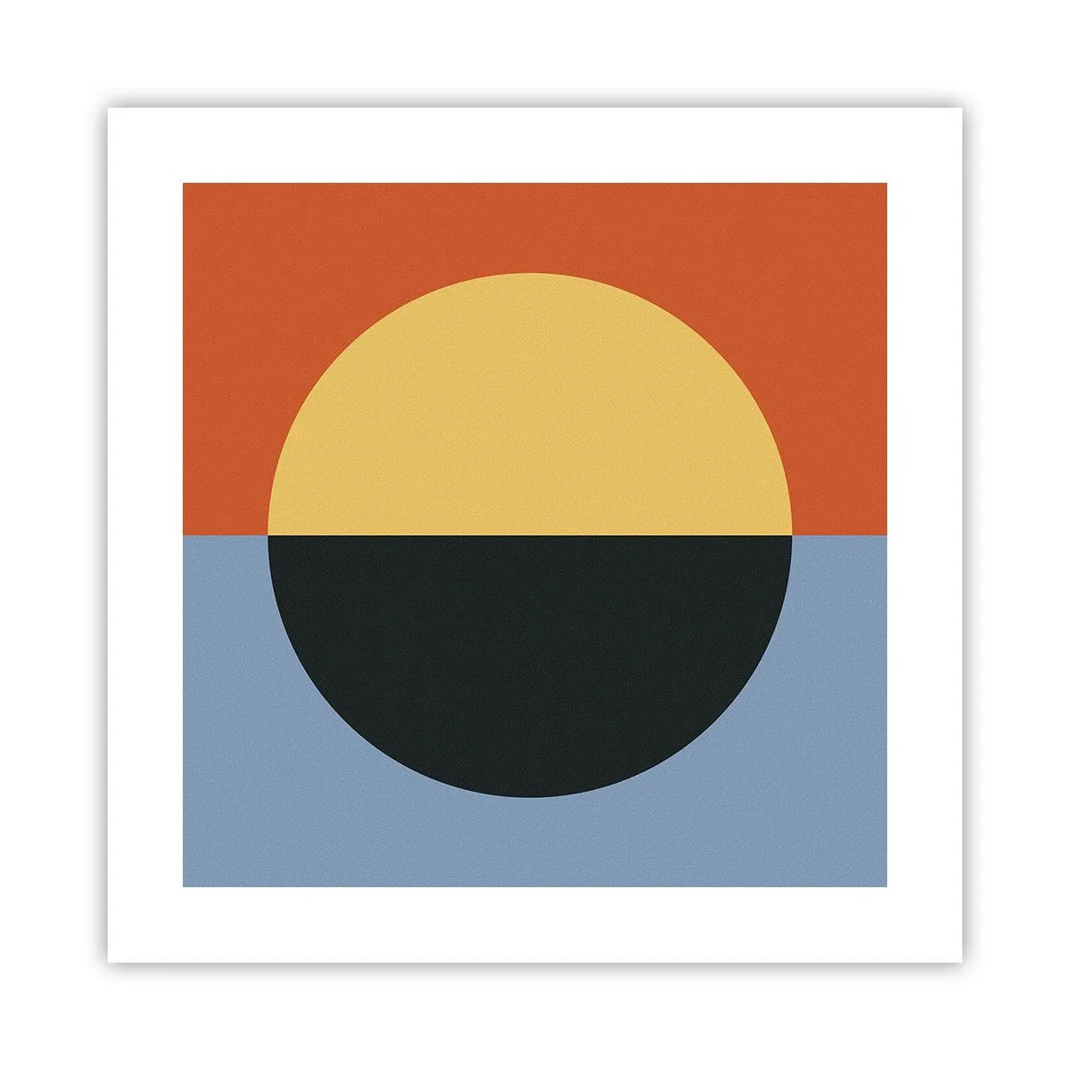 Pôster - Composição do calor e do frio - 40x40 cm
