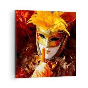 Quadro em tela - O mistério faz parte do jogo - 50x50 cm