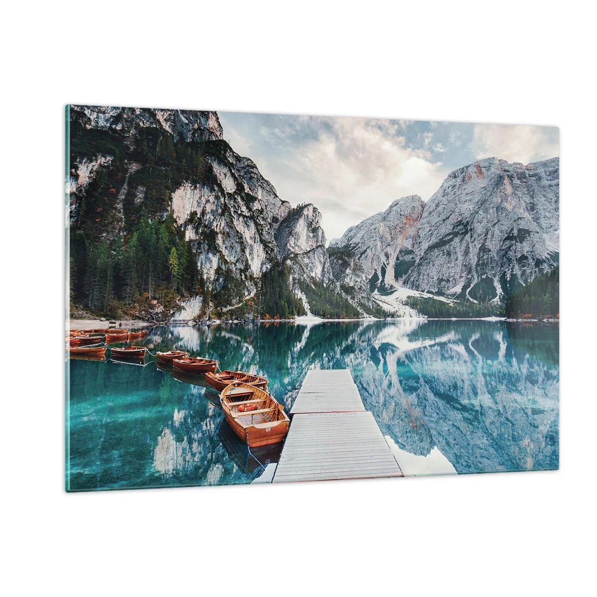 Quadro em vidro - Vamos mostrar-lhe a beleza - 120x80 cm
