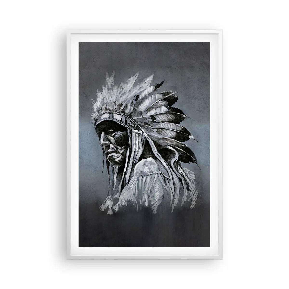 Pôster em moldura branca - De volta às raízes - 61x91 cm