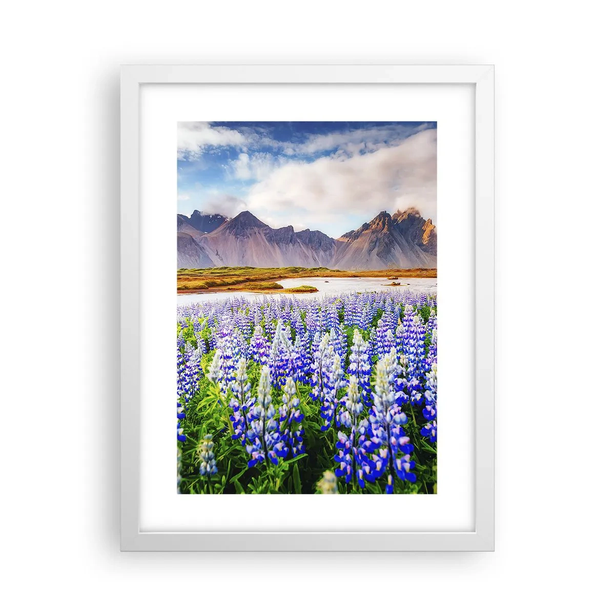 Pôster em moldura branca - Força e severidade ao lado da suavidade - 30x40 cm