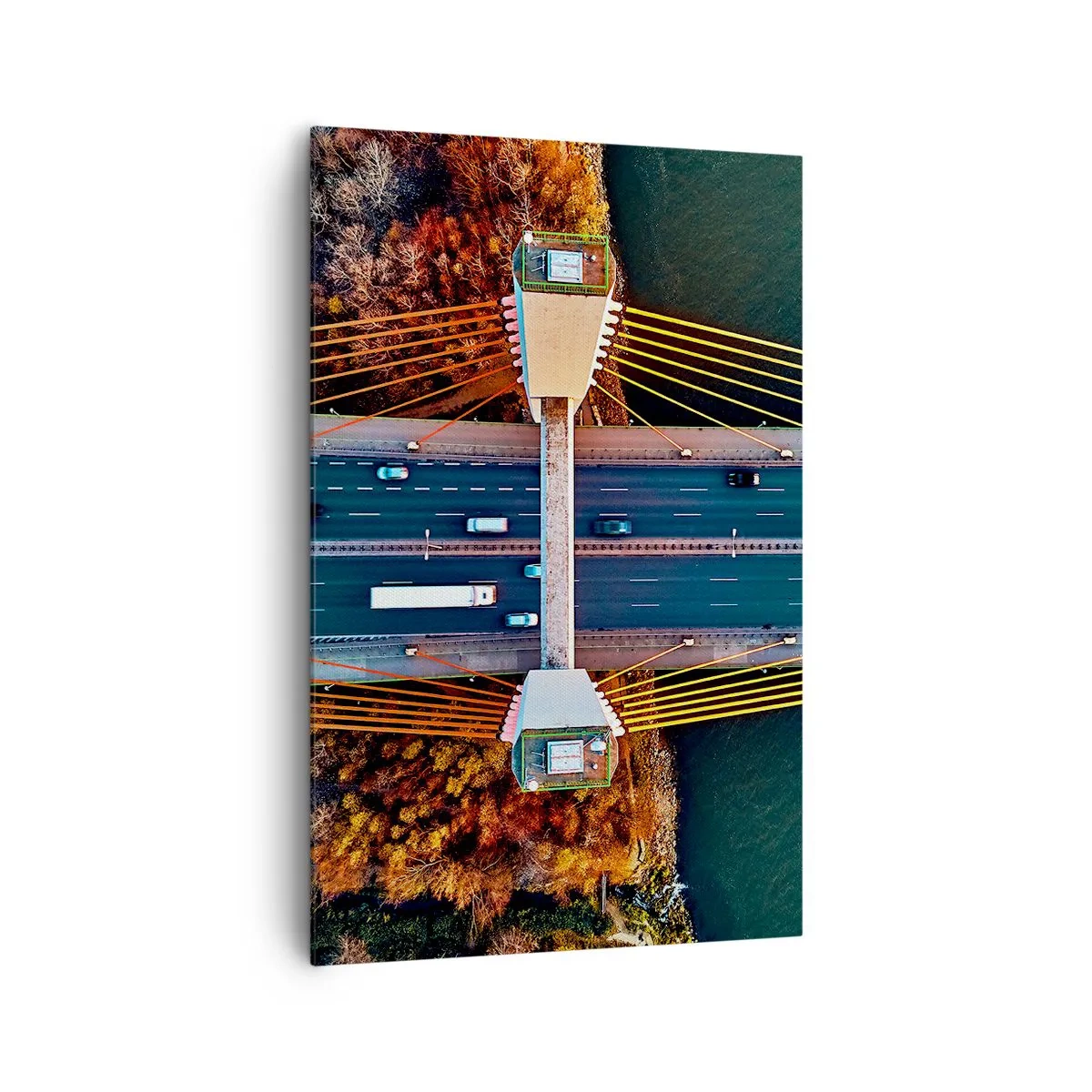 Quadro em tela - Além das águas, além das florestas - 80x120 cm