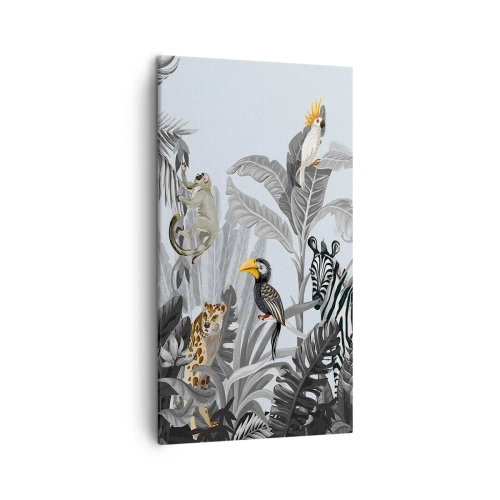 Quadro em tela - Conto de fadas africano - 45x80 cm
