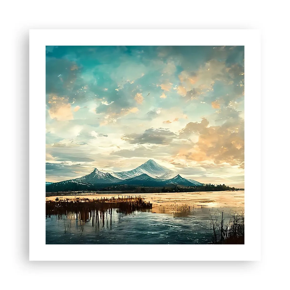 Pôster - Sob a proteção do céu - 50x50 cm