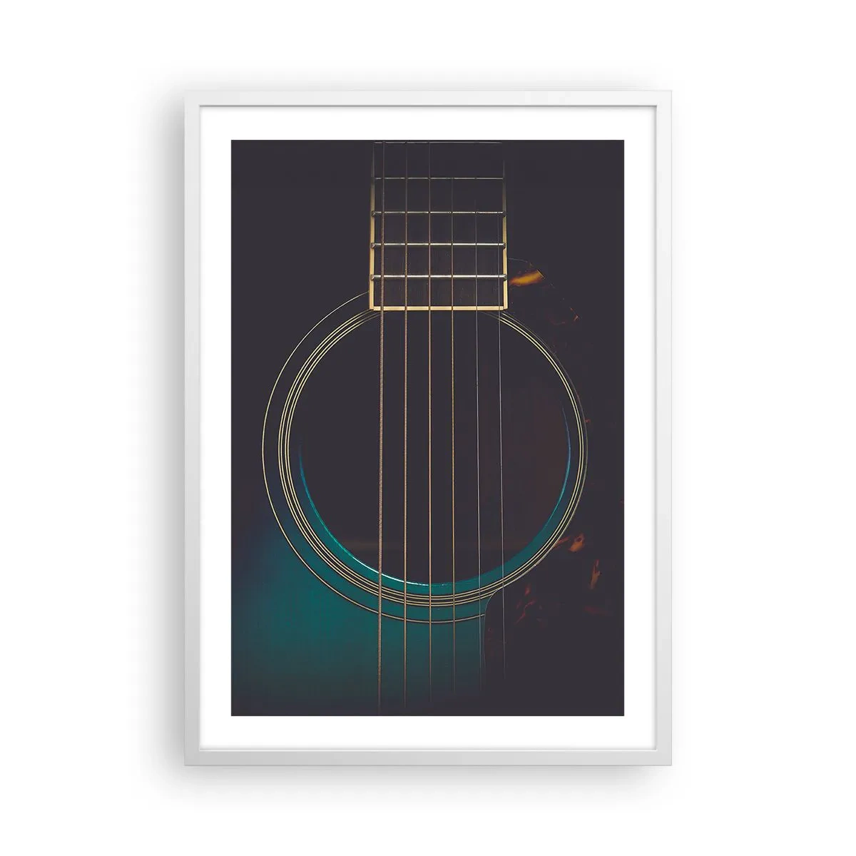 Pôster em moldura branca - Um momento antes de soar - 50x70 cm