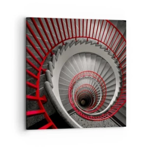 Quadro em tela - Diversão de arquitetura - 70x70 cm