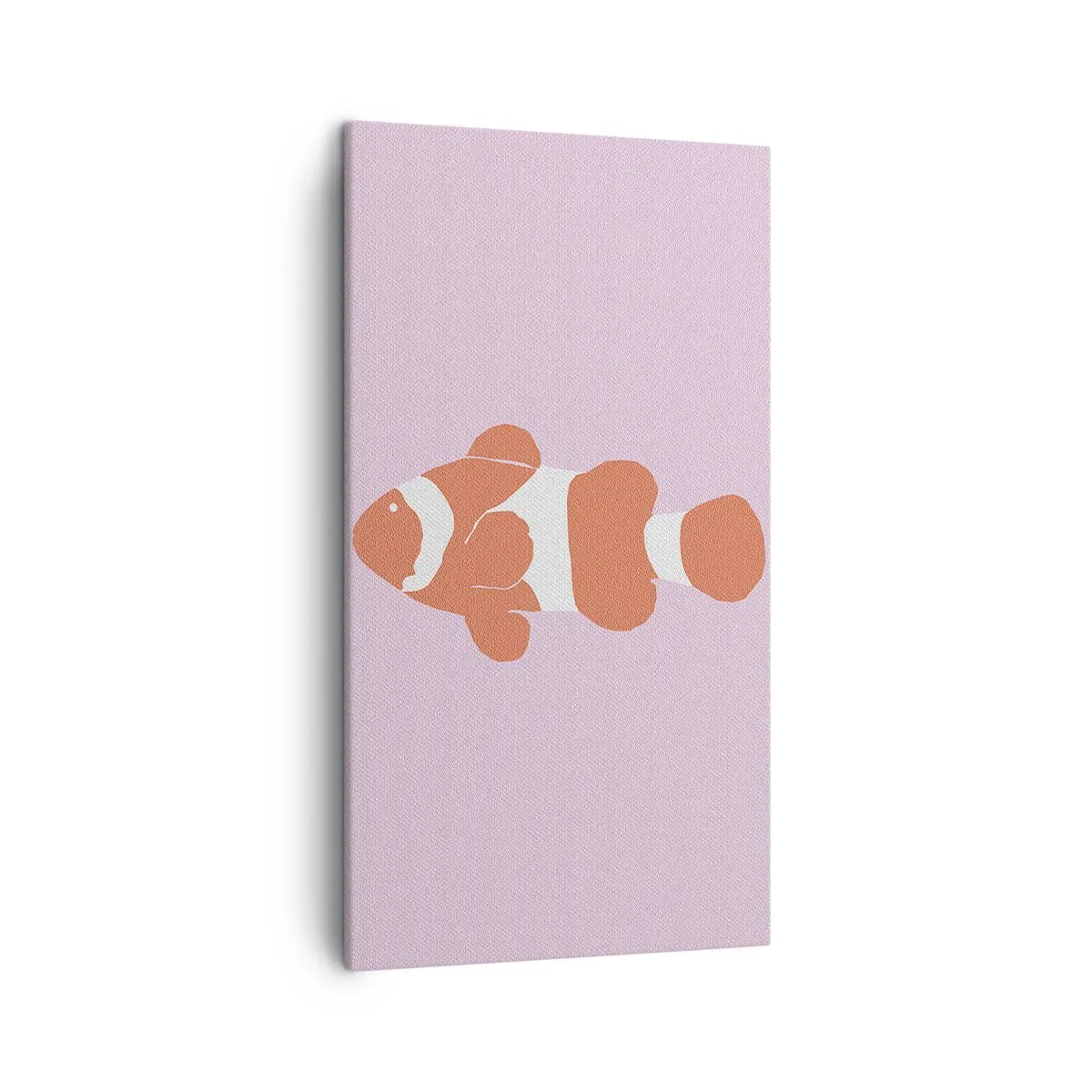 Quadro em tela - Em coral no rosto e na cauda - 45x80 cm