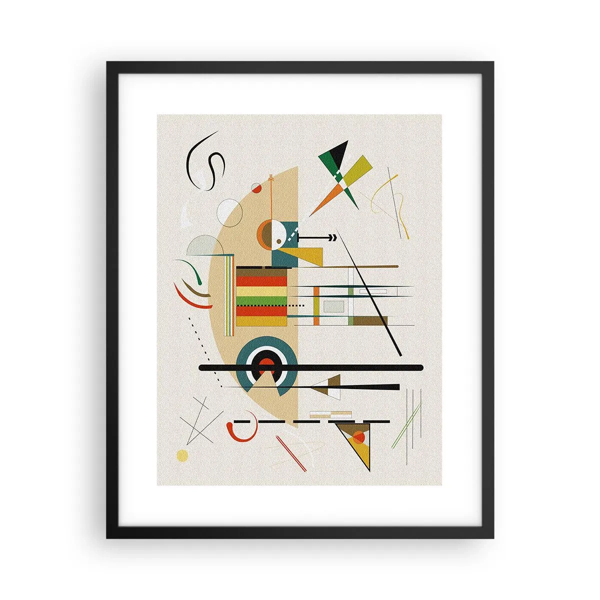 Pôster com moldura preta - E o mundo ri - 40x50 cm