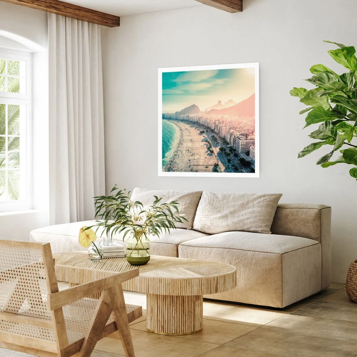 Pôster - Férias eternas no Rio - 40x40 cm