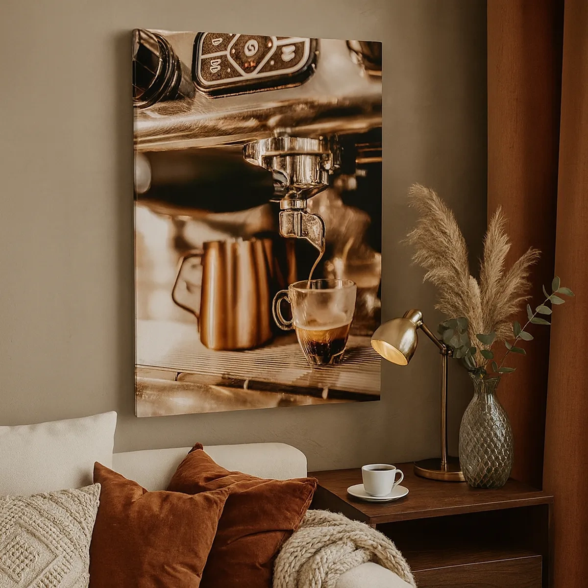 Quadro em tela - Brilho de café - 50x70 cm