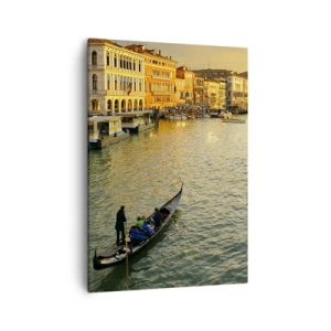 Quadro em tela - No lado ensolarado da rua - 50x70 cm