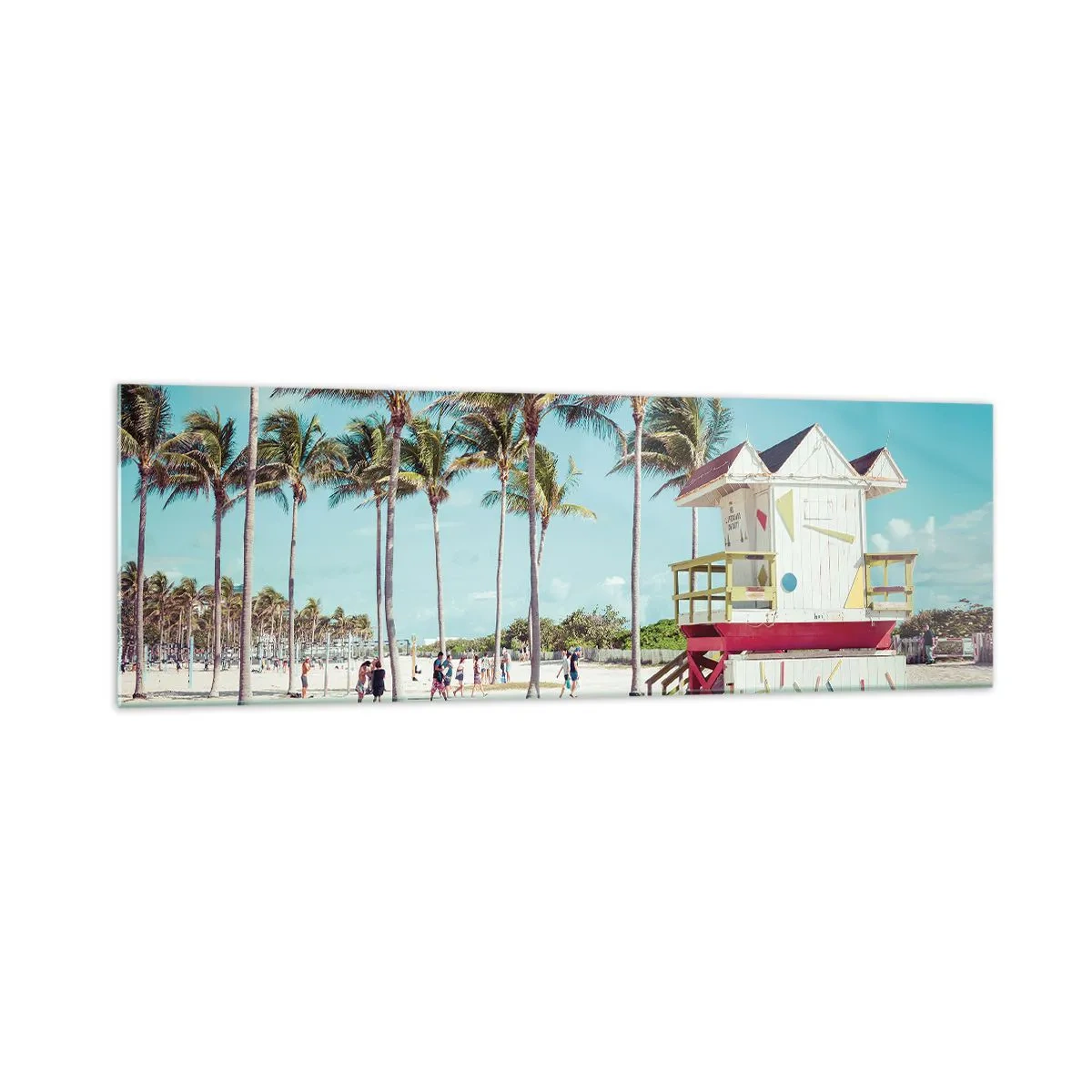 Quadro em vidro - Um belo dia pela frente - 160x50 cm