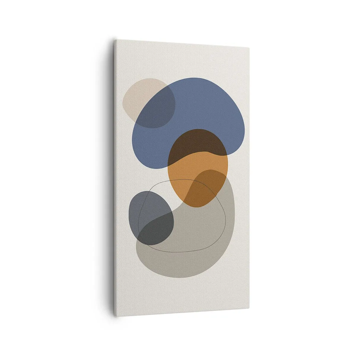 Quadro em tela - Gotas de cor - 55x100 cm