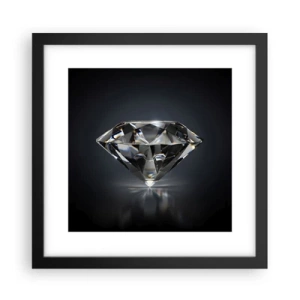 Pôster com moldura preta - Best girls friend - 30x30 cm