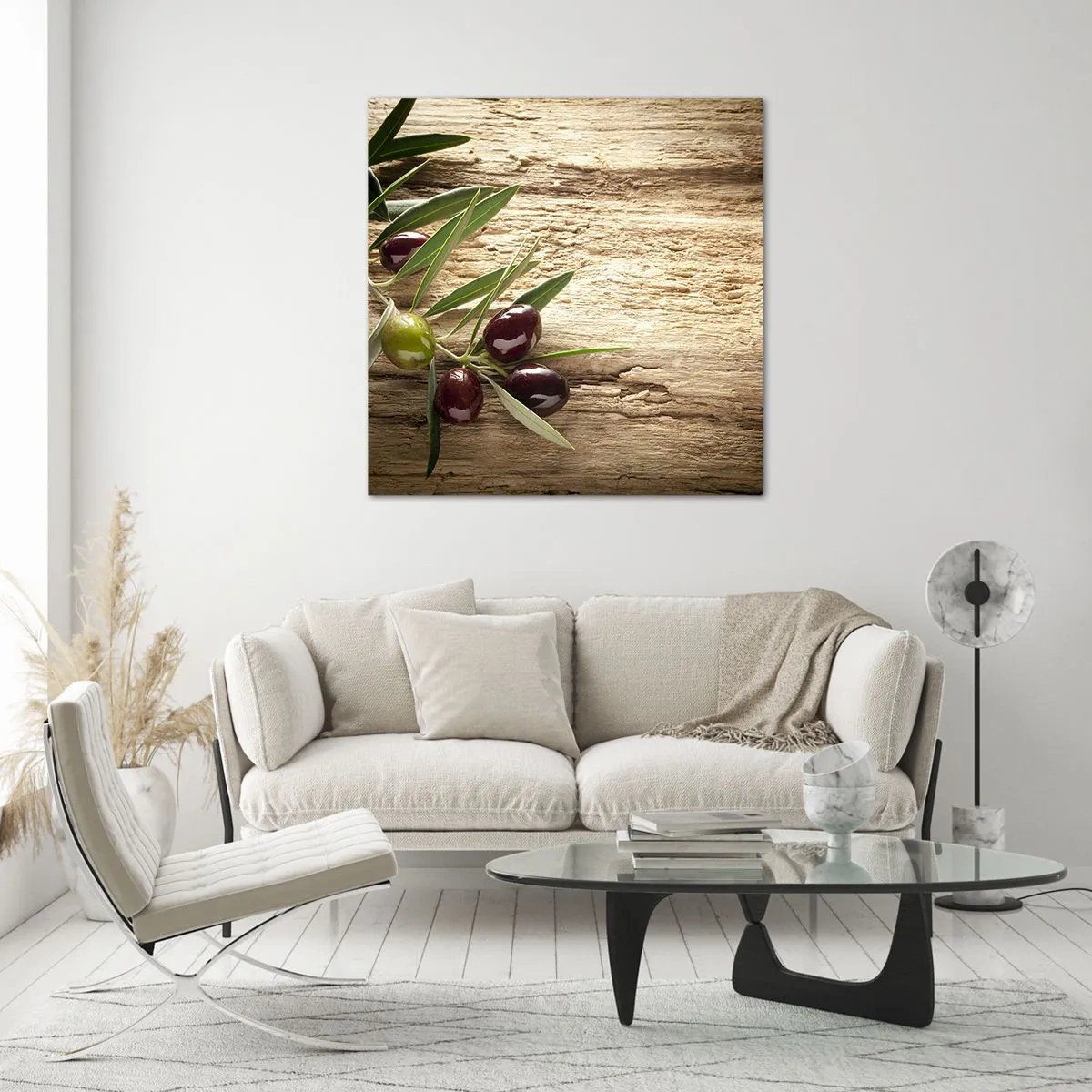 Quadro em vidro - Direto da natureza - 30x30 cm