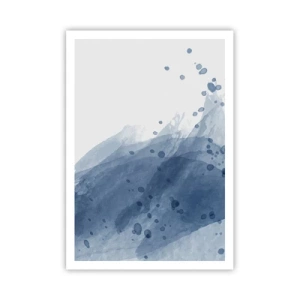 Pôster - Tule azul - 70x100 cm