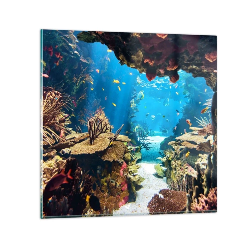 Quadro em vidro - Mais belo que um sonho - 30x30 cm