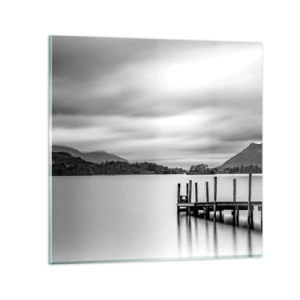 Quadro em vidro - Gentileza e força - 50x50 cm