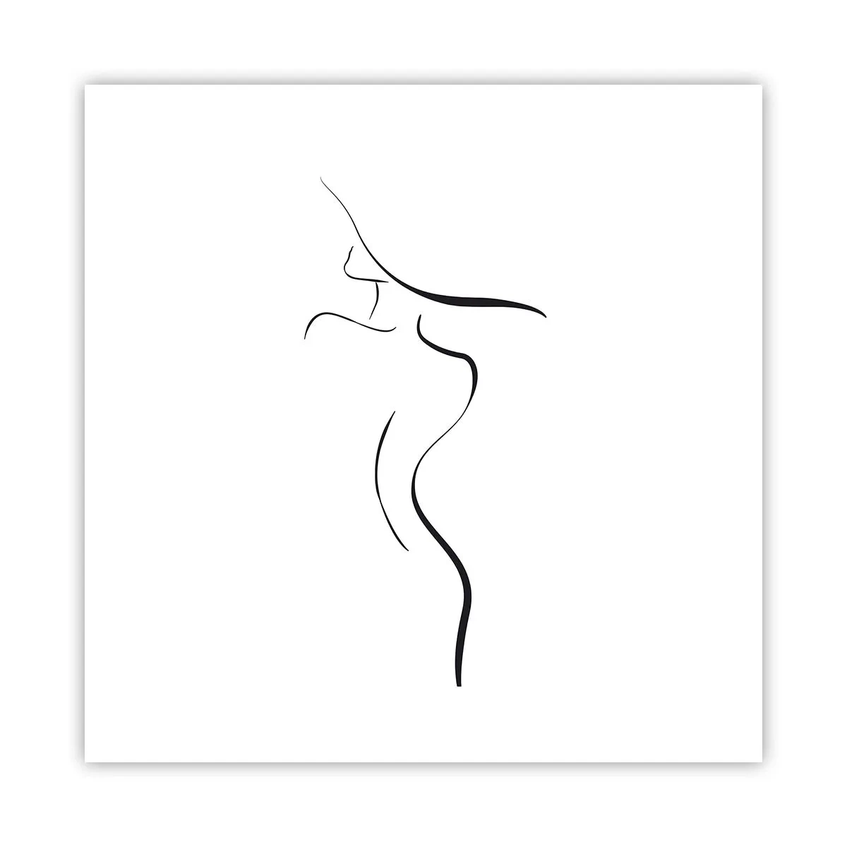 Pôster - Elusiva como uma onda - 50x50 cm
