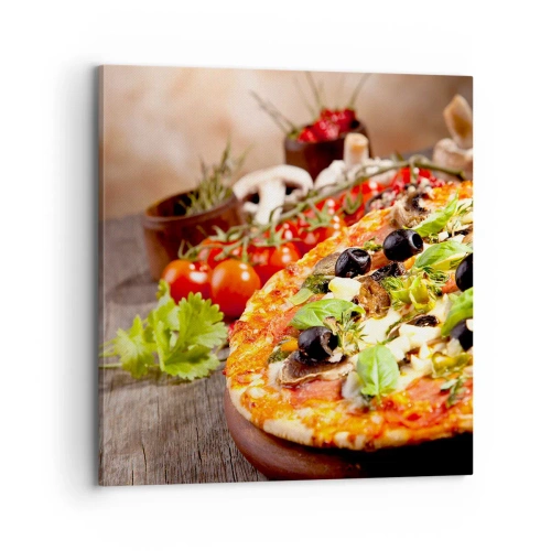 Quadro em tela - Ingredientes telúricos - 70x70 cm