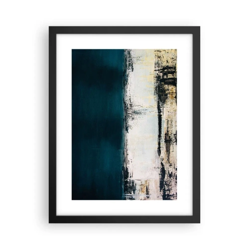 Pôster com moldura preta - Composição horizontal - 30x40 cm