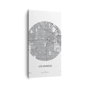 Quadro em tela - Anatomia de Los Angeles - 65x120 cm