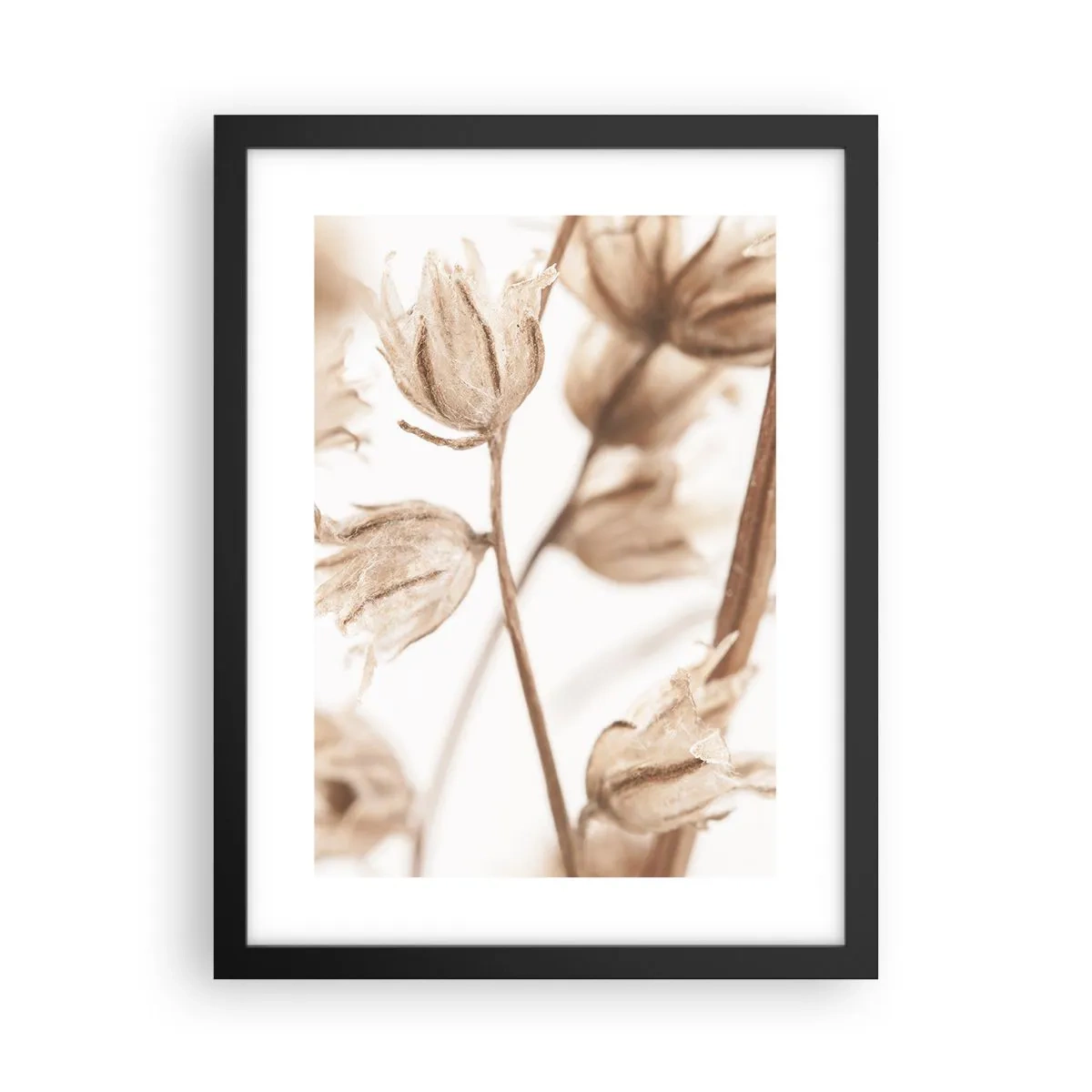 Pôster com moldura preta - Eles estão ligando no final do verão - 30x40 cm