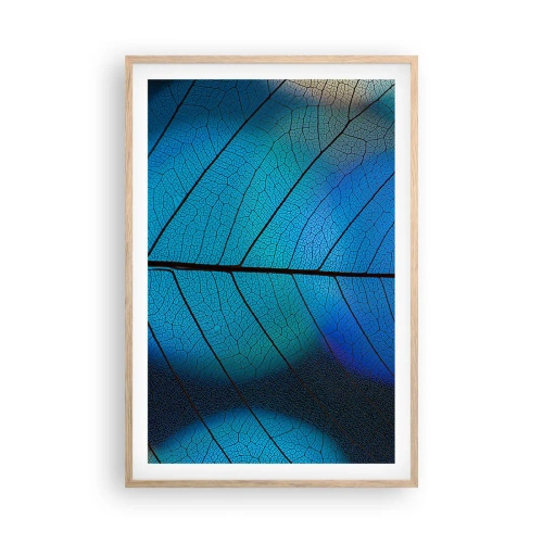 Pôster com moldura de carvalho claro - Construção complexa - 61x91 cm