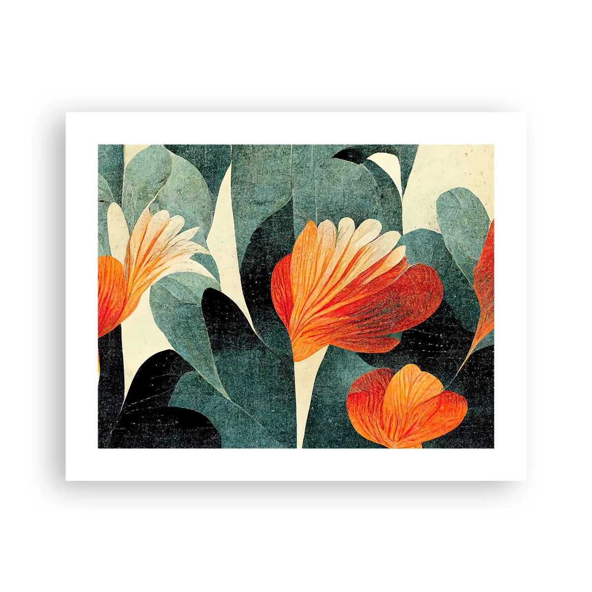 Pôster - O calor dos trópicos e o frescor da vegetação - 50x40 cm