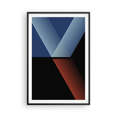 Pôster com moldura preta - Uma história simples - 61x91 cm
