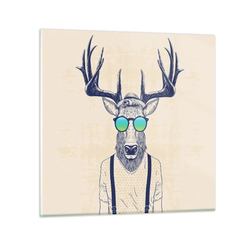 Quadro em vidro - E quem esperavas? - 50x50 cm